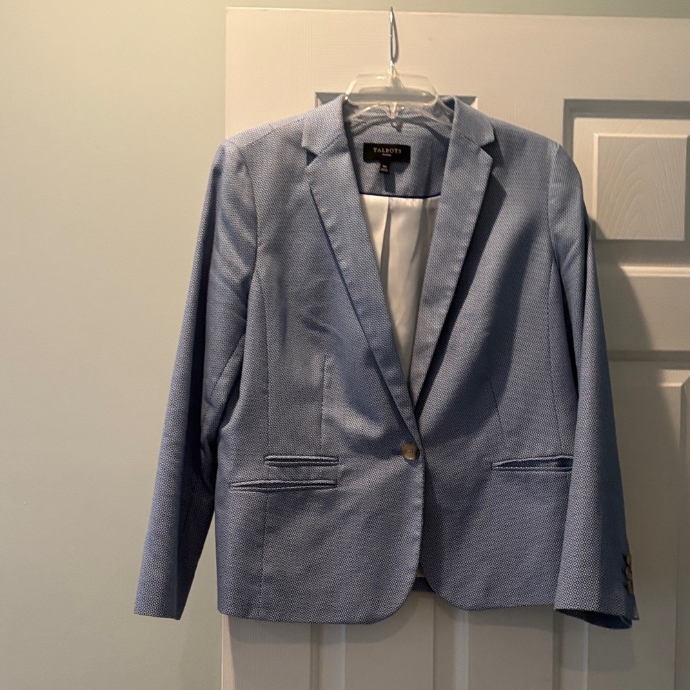 Talbots Light Blue Blazer